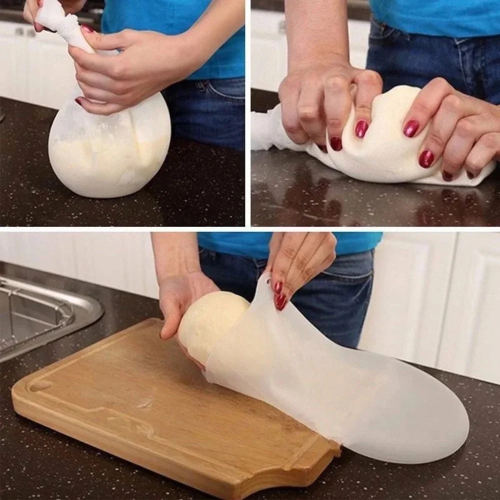Food Grade Silicone Dough Kneading Bag Kneading Flour Bread Pastry Pizza